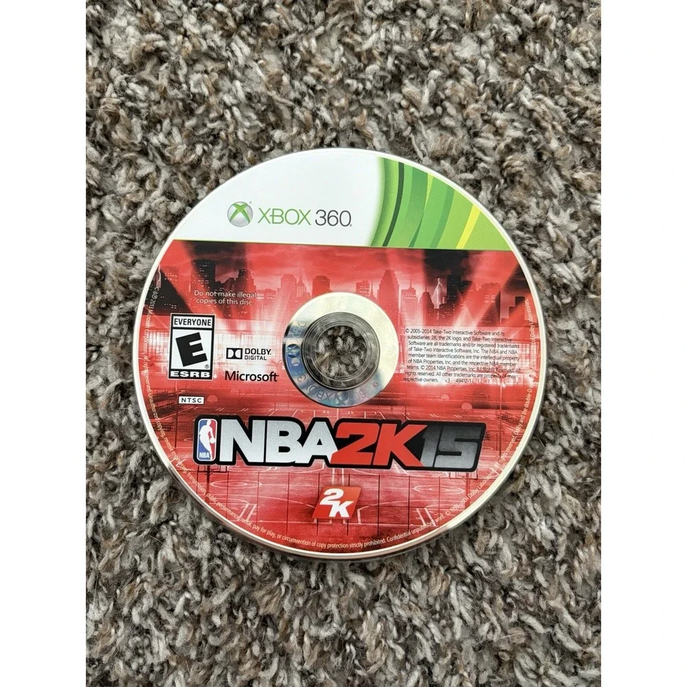 NBA 2K15 (Microsoft Xbox‎ 360, 2014) DISC ONLY Video Game Basketball Game